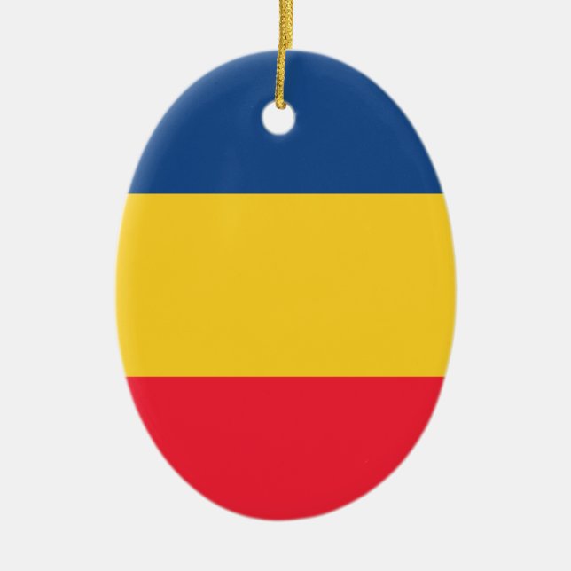 Tchad Julgransprydnad Keramik (Framsidan)