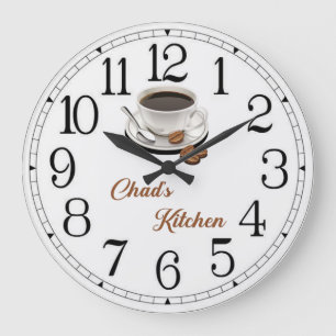 Tchad kaffekök stor klocka