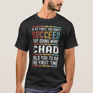 Tchad Namn Personlig Funny Birthday Jul Jo T Shirt
