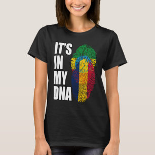 Tchad och etiopisk blandning av DNA-Flagga T Shirt