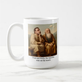 Tchad och Wally, Apostles som satt i bänken. Kaffemugg