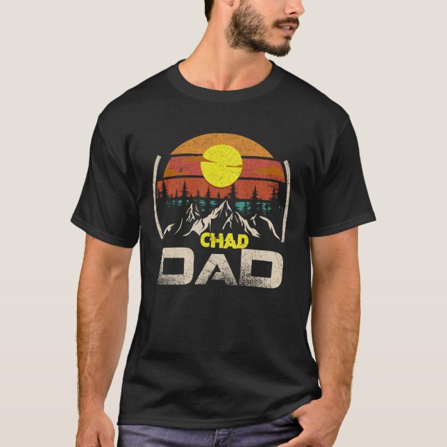 Tchad Pappa Shirt Tchad Land Chas är Rad Shirt Tch T Shirt (Framsida)