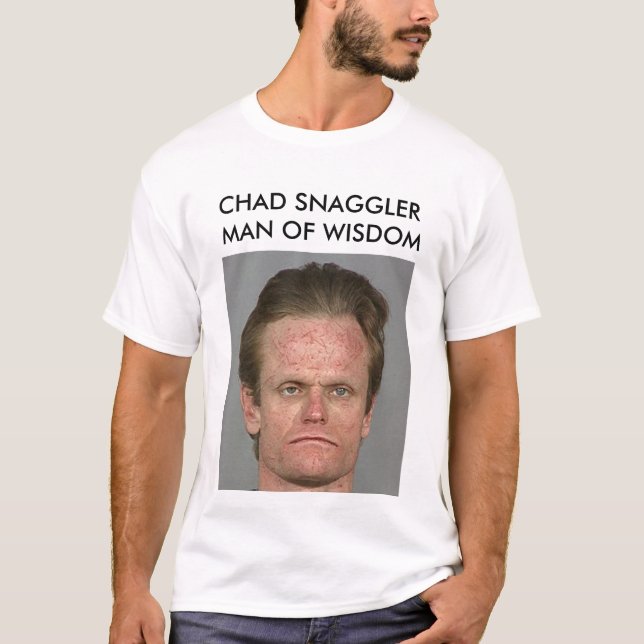 TCHAD SNAGGLER MAN AV VISHET T SHIRT (Framsida)