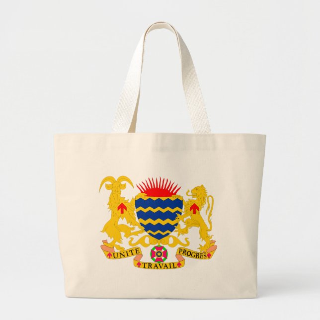 Tchads emblem jumbo tygkasse (Framsidan)