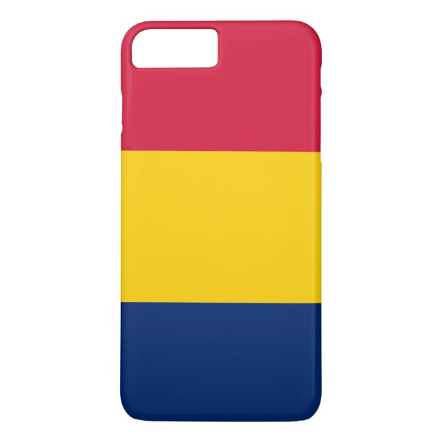 Tchads flagga Case-Mate iPhone skal (Baksida)