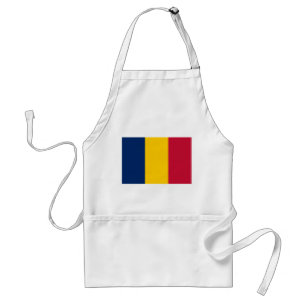 Tchads flagga förkläde
