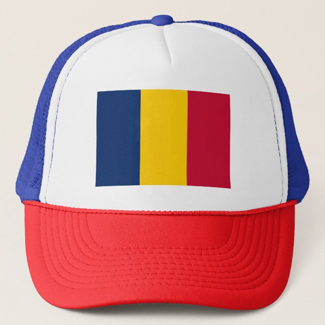 Tchads flagga keps (Framsida)