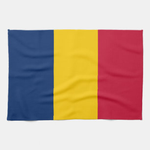 Tchads flagga kökshandduk