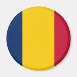 Tchads flagga magnet