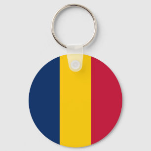 Tchads flagga nyckelring