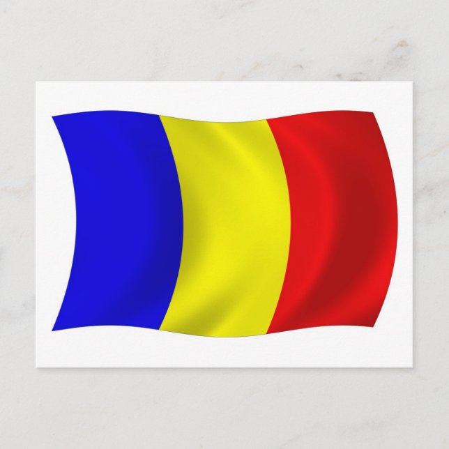 Tchads flagga Postkort Vykort (Framsida)