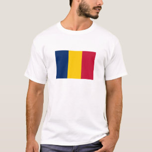 Tchads flagga t shirt