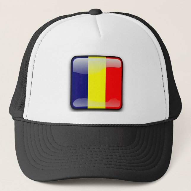 Tchads flagga truckerkeps (Framsida)