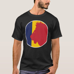 Tchads Lejona nationella Flagga i Tchad T Shirt
