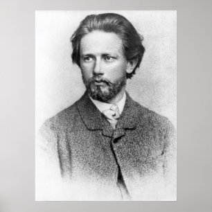 Tchaikovsky Porträtt Poster