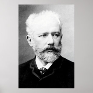Tchaikovsky Porträtt Poster