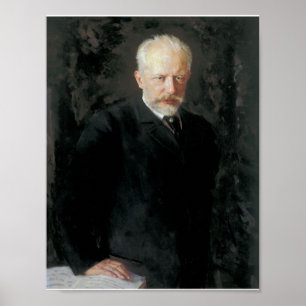 Tchaikovsky Porträtt Poster