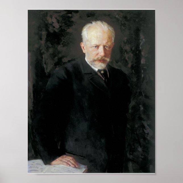 Tchaikovsky Porträtt Poster (Framsidan)