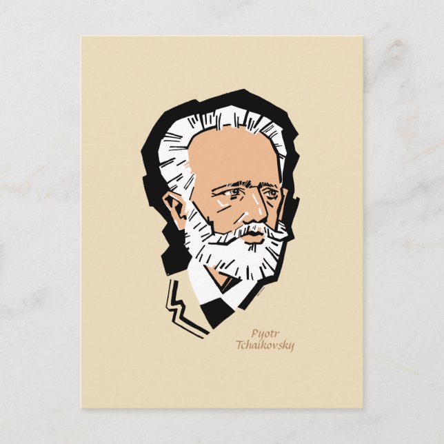 Tchaikovsky Vykort (Framsida)