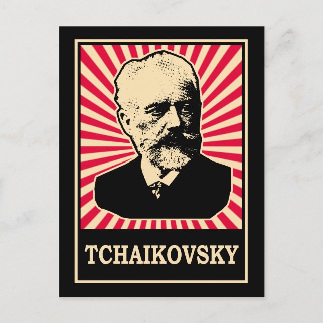 Tchaikovsky Vykort (Framsida)