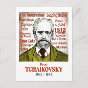 Tchaikovsky-vykort Vykort