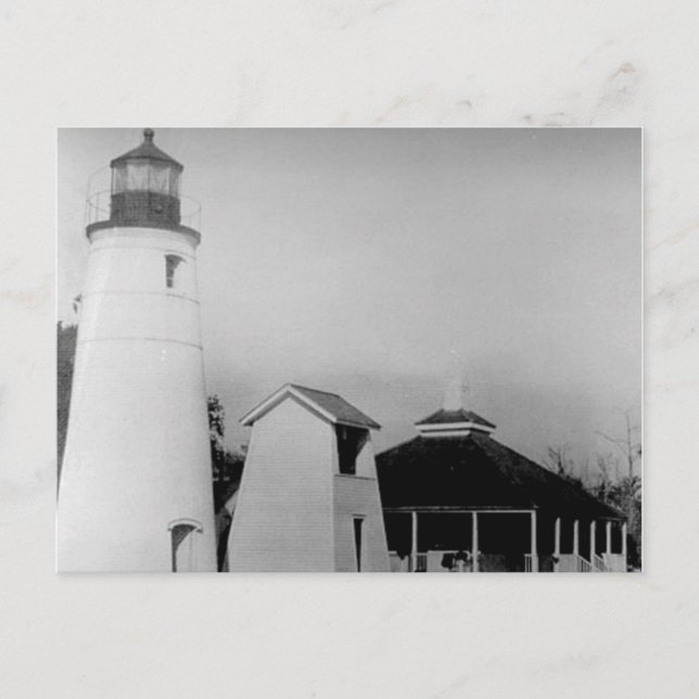 Tchefuncte River Range Lighthouse 2 Vykort (Framsida)