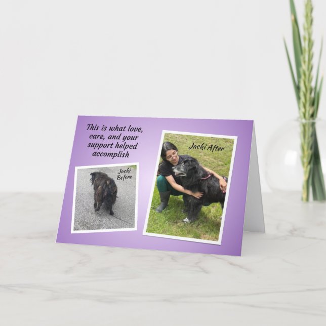 TCHS Jacki Thank You Kort (Framsida)