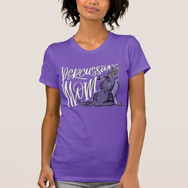 TCHS Percussion Mom  T Shirt (Framsida)
