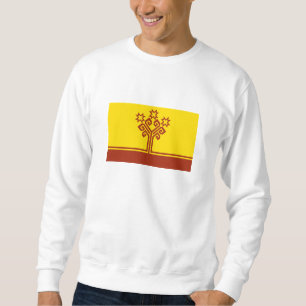 Tchuvashien flagga lång ärmad tröja