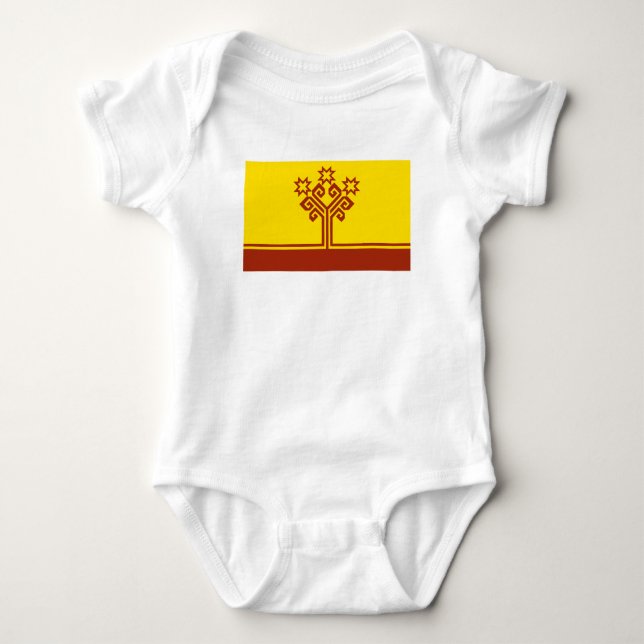 Tchuvashien flagga t shirt (Framsida)