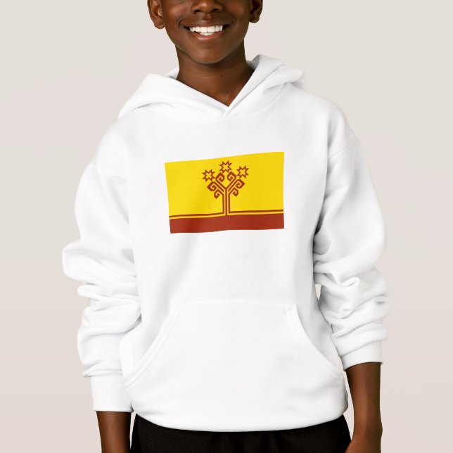 Tchuvashien flagga t shirt (Framsida)