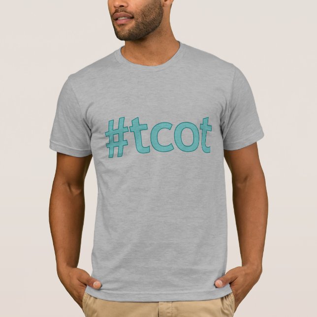 #tcottweetblått t-shirt (Framsida)