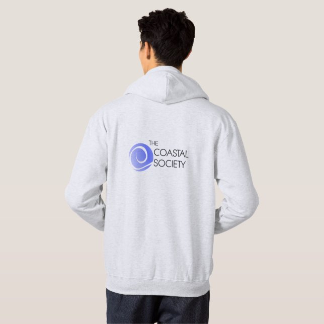 TCS-Logotyp (baksida) - Hoodie sweatshirt (Hel baksida)