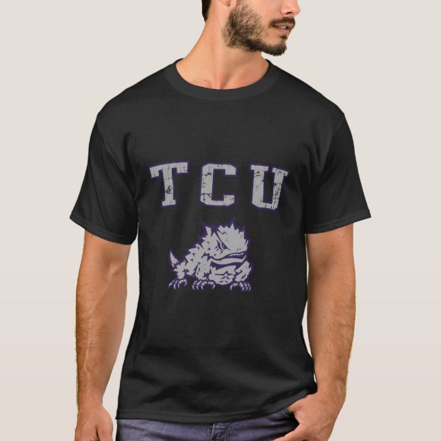 Tcu Horned Frogs Crackup T Shirt (Framsida)