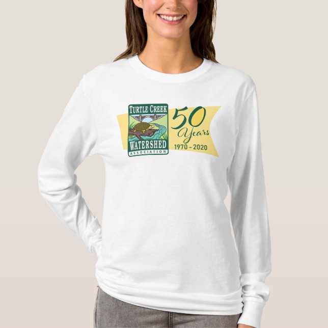 TCWA 50-årsjubileum Logotyp T-shirt (Framsida)
