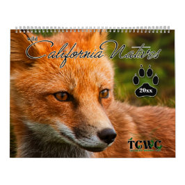 TCWC - Native California Wildlife Anpassningsbar Y Kalender