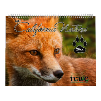 TCWC - Native California Wildlife Anpassningsbar Y Kalender