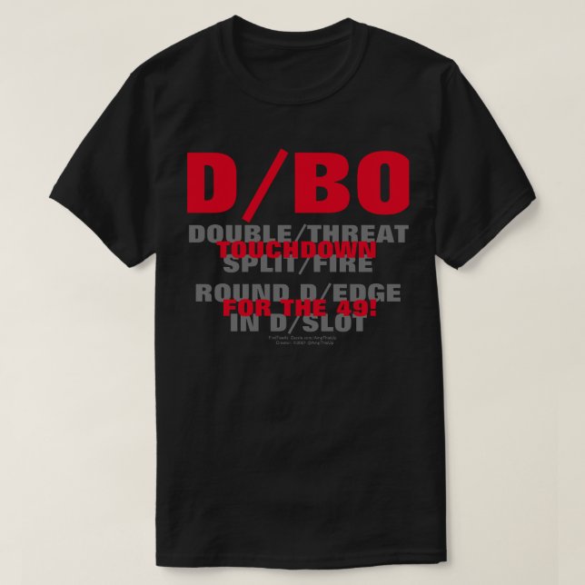 TD-BO T SHIRT (Design framsida)