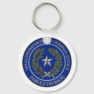TDCJ Parole Division Keychain Nyckelring