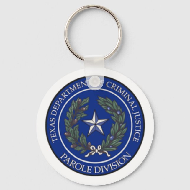 TDCJ Parole Division Keychain Nyckelring (Framsida)