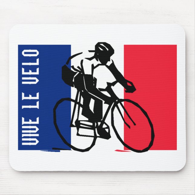 tdf vive le velo anpassad design musmatta (Framsidan)