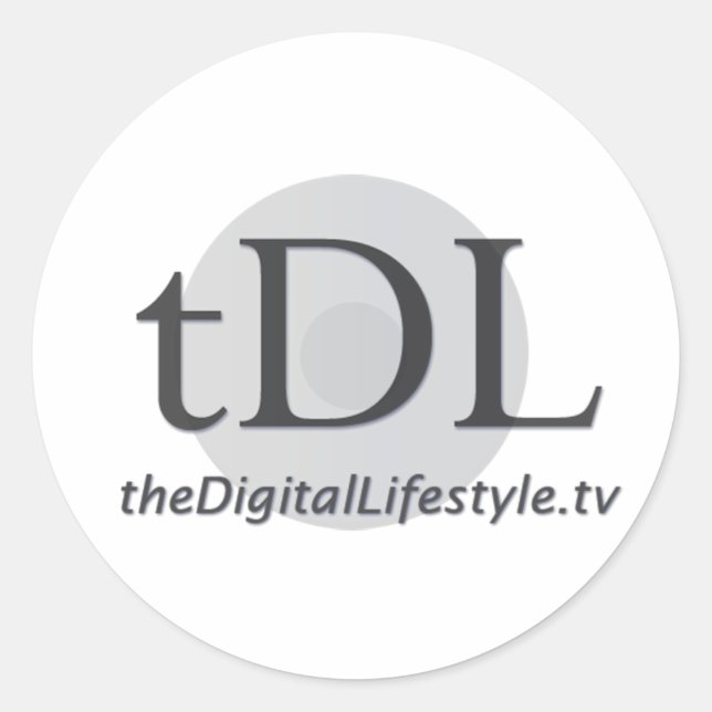 tDL-klistermärken Runt Klistermärke (Framsida)