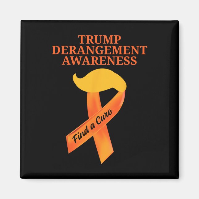 Tds Awareness Trump Derangement Syndrome Awareness Magnet (Framsidan)