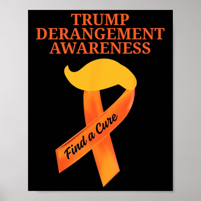 Tds Awareness Trump Derangement Syndrome Awareness Poster (Framsidan)
