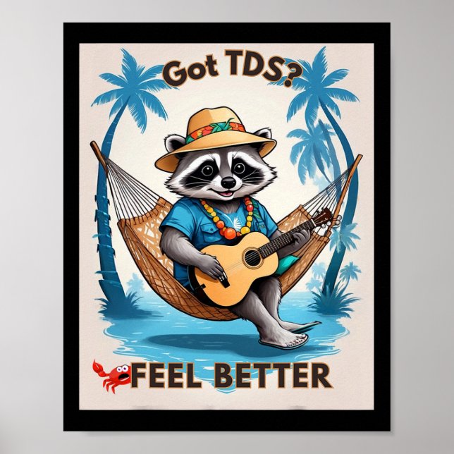 Tds Trump Derangement Syndrome Funny Trump Support Poster (Framsidan)