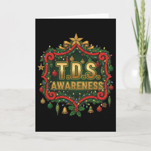 Tds Trump Derangement Syndrome Rolig Trump Stöd Kort
