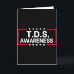 Tds Trump Derangement Syndrome Roligt Trump-stöd Kort<br><div class="desc">Tds Trump Derangement Syndrome Roligt Trump-supporter _1</div>