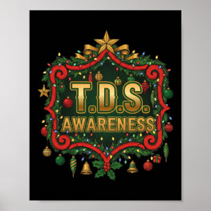 Tds Trump Derangement Syndrome Roligt Trump-stöd Poster
