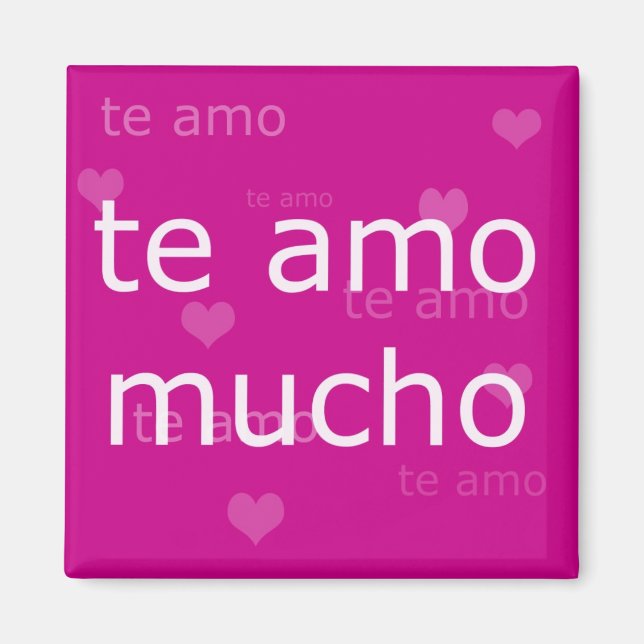 Te Amo Magnet (Framsidan)