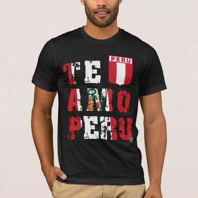 Te Amo Peru - etikett InKa1821 T-shirt (Framsida)
